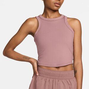 Nike One Fitted Women's Dri-FIT Cropped Tank Top Size Large